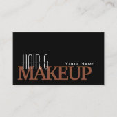 Carte De Visite Brown rouge noir moderne simple et professionnel (Devant)