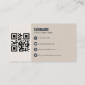 Carte De Visite Brown royal simple (Dos)