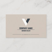 Carte De Visite Brown royal simple (Devant)