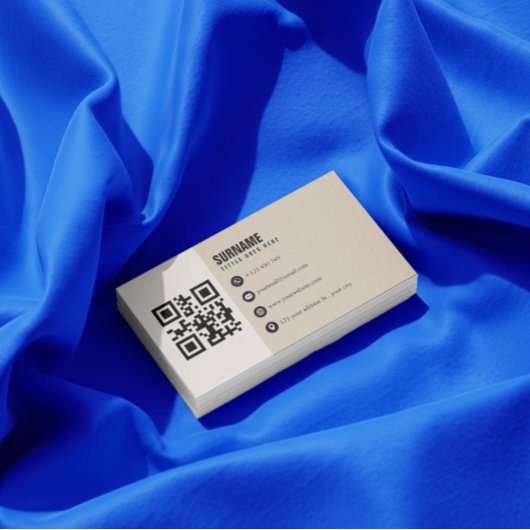 Carte De Visite Brown royal simple