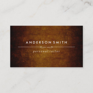 Carte De Visite Brown Vintage élégant