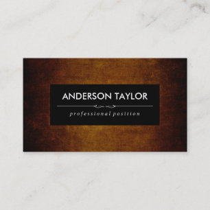 Carte De Visite Brown Vintage élégant