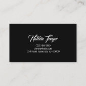 Carte De Visite Brows et cils à microlames, Extensions Eyelash (Dos)