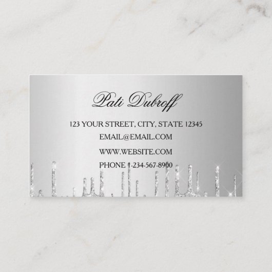 Carte De Visite Brows Eyebrow Salon Microblading (Dos)