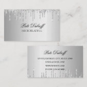 Carte De Visite Brows Eyebrow Salon Microblading (Devant / Derrière)