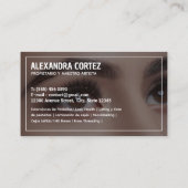Carte De Visite Brows & Lashes Bilingue Espagnol (Dos)