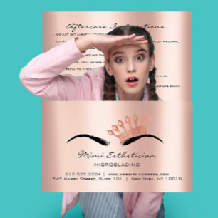 Carte De Visite Brows Princess Microblading
