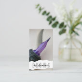 Carte De Visite Broyage PMU Microblading Henna Salon Busin (Debout devant)