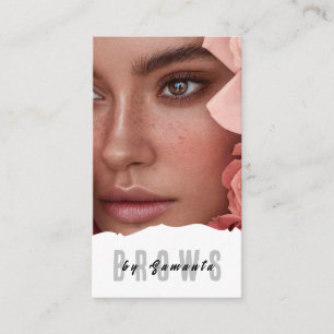 Carte De Visite Broyage PMU Microblading Henna Salon Busin