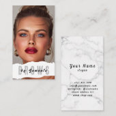 Carte De Visite Broyage PMU Microblading Henna Salon Busin (Devant / Derrière)