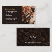 Carte De Visite broyeur de café antique (Devant / Derrière)