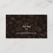 Carte De Visite broyeur de café antique (Dos)