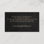 Carte De Visite Broyeur de souche | Arbre (Dos)