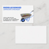 Carte De Visite Bruine à roues avec Plantes de semis (Devant / Derrière)