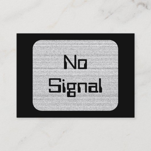 Carte De Visite Bruit blanc. Grain noir et blanc de Milou (Devant)