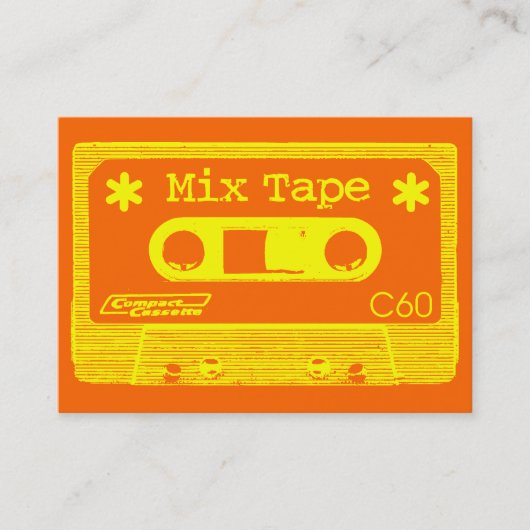 Carte De Visite Bruit de bande de mélange (Devant)