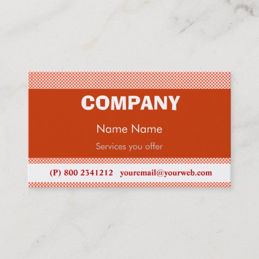 Carte De Visite Bruit de techno rétro (Devant)