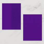 Carte de visite Bruit Violet Fractionné - Personna (Devant / Derrière)