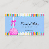 Carte De Visite Bruits colorés de gâteau (Devant)