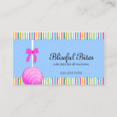 Carte De Visite Bruits colorés de gâteau (Devant)