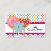 Carte De Visite Bruits de fantaisie de biscuit (Devant)