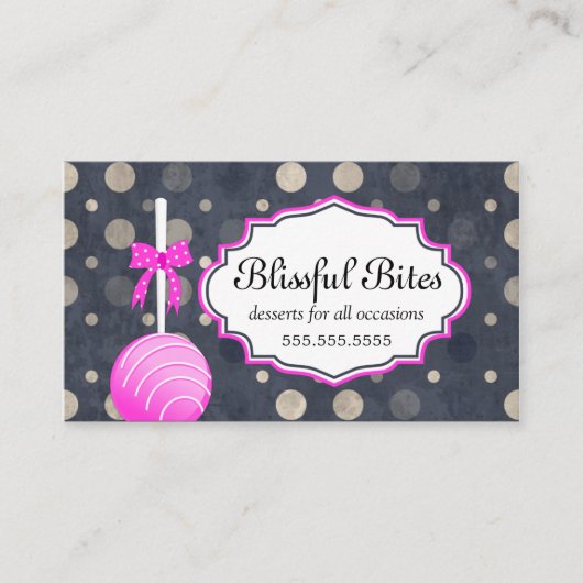Carte De Visite Bruits de gâteau (Devant)