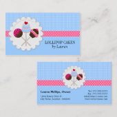 Carte De Visite Bruits de gâteau (Devant / Derrière)