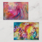 Carte De Visite BRÛLER LE CARNAVAL / Théâtre, Danse et musique (Devant / Derrière)