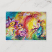 Carte De Visite BRÛLER LE CARNAVAL / Théâtre, Danse et musique (Dos)