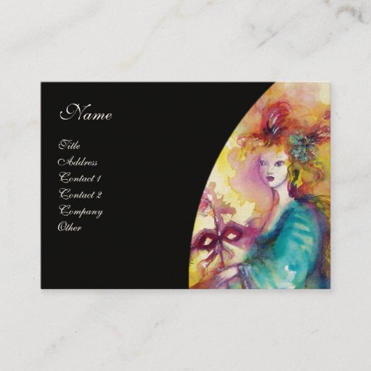 Carte De Visite BRÛLER LE CARNAVAL / Théâtre, Danse et musique (Devant)