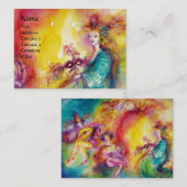 Carte De Visite BRÛLER LE CARNAVAL / Théâtre, Danse et musique (Devant / Derrière)