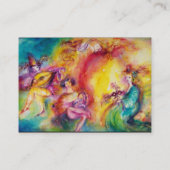 Carte De Visite BRÛLER LE CARNAVAL / Théâtre, Danse et musique (Dos)