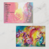 Carte De Visite BRÛLER LE CARNAVAL / Théâtre, Danse et musique (Devant / Derrière)