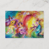 Carte De Visite BRÛLER LE CARNAVAL / Théâtre, Danse et musique (Dos)