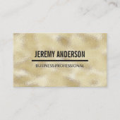 Carte De Visite Brûleur métal doré (Devant)