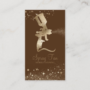 Carte De Visite Brume autobronzante légère marron Sparkle Gold