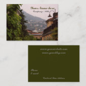 Carte De Visite Brume de matin (Devant / Derrière)