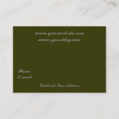 Carte De Visite Brume de matin (Dos)