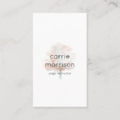 carte de visite brumeux d'arbre (Devant)