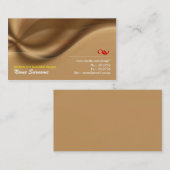 carte de visite brun (Devant / Derrière)