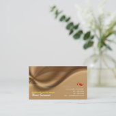 carte de visite brun (Debout devant)