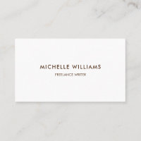 Brun professionnel minimaliste