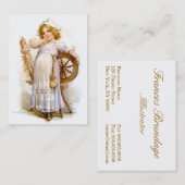 Carte De Visite Brundage : Priscilla (Devant / Derrière)