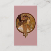 Carte De Visite Brunette byzantine, Mucha (Devant)