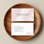 Carte De Visite Brush Stroke Texture Modern