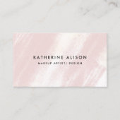 Carte De Visite Brush Stroke Texture Modern (Devant)