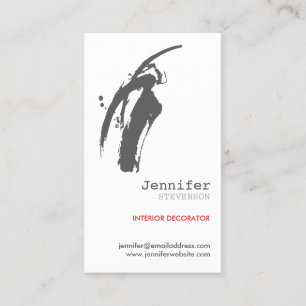 CARTE DE VISITE BRUSHSTROKE