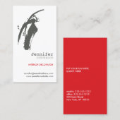 CARTE DE VISITE BRUSHSTROKE (Devant / Derrière)