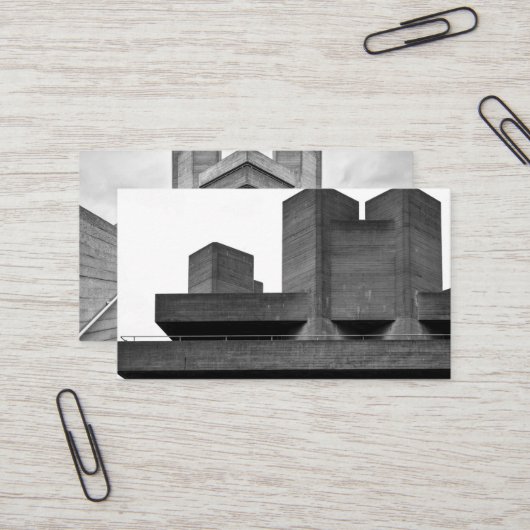 Carte De Visite Brutalisme (Devant/Arrière en situation)