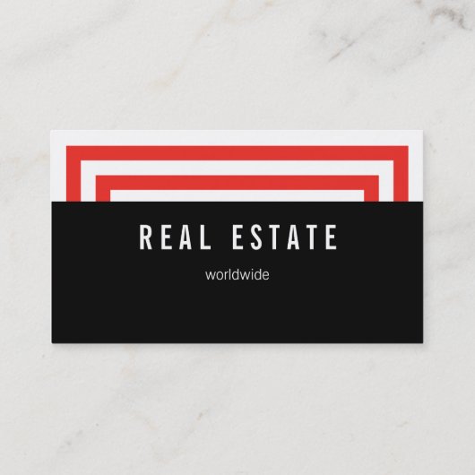 Carte De Visite Bruyant et rouge (Dos)